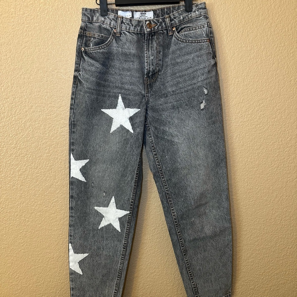 Bershka Denim Gray Jeans